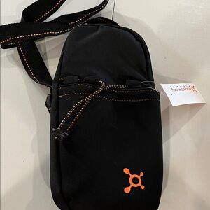 Orangetheory Black Belt Bag with Orange Logo. Hydration bag
